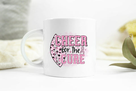 Cheer for the Cure | Breast Cancer Sublimation Sublimation CraftLabSVG 