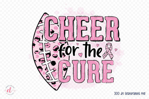 Cheer for the Cure | Breast Cancer Sublimation Sublimation CraftLabSVG 