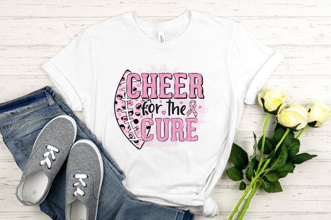 Cheer for the Cure | Breast Cancer Sublimation Sublimation CraftLabSVG 