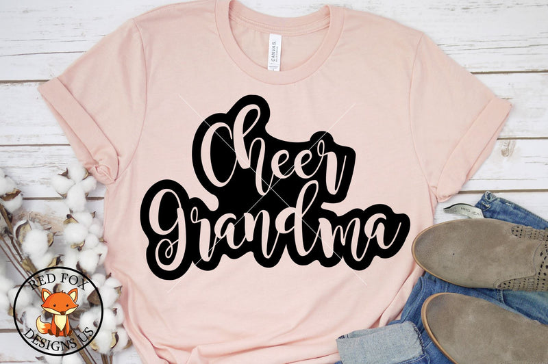 Cheer Grandma SVG, Cheerleader SVG, High School SVG SVG RedFoxDesignsUS 