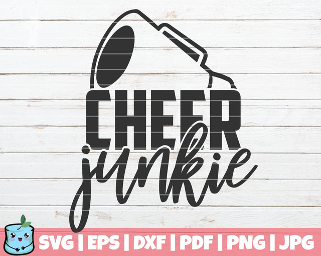 Cheer Junkie SVG MintyMarshmallows 