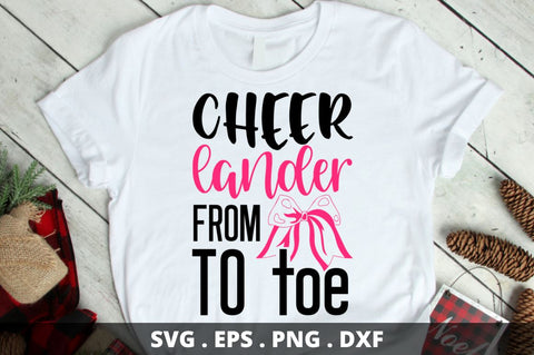 Cheer lander from to toe SVG Designangry 