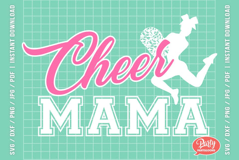 CHEER MAMA | cheerleader mama SVG SVG Partypantaloons 