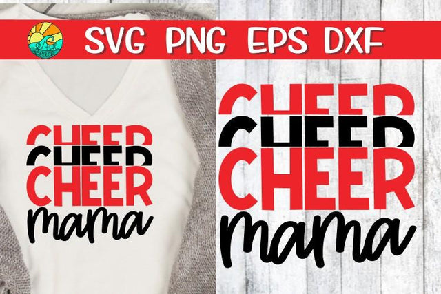 Cheer Mama - Mirror -SVG - DXF - EPS - PNG SVG On the Beach Boutique 