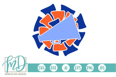 Cheer Megaphone SVG Morgan Day Designs 