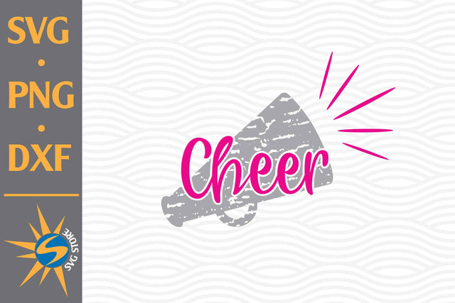 Cheer Megaphone SVG, PNG, DXF Digital Files Include SVG SVGStoreShop 