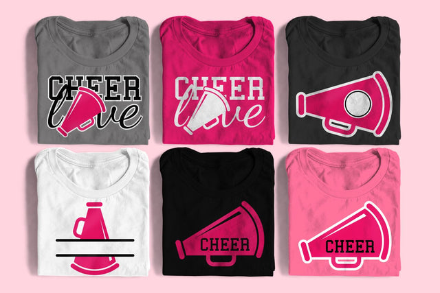 Cheer Megaphones SVG Designed by Geeks 
