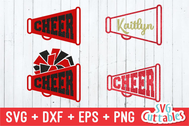 Cheer Megaphones SVG Svg Cuttables 