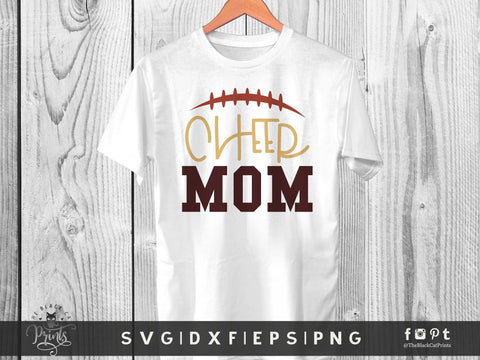 Cheer Mom-2 | Football Cut File SVG TheBlackCatPrints 