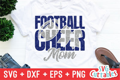Cheer Mom and Football Mom Svg Cuttables 