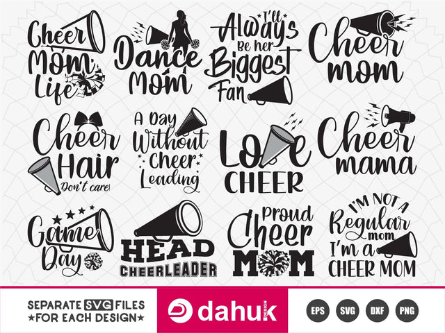 Cheer mom shirt, Cheer mom svg, cheer mom, cheer shirt, cheerleader svg, cheer mom gift, cheerleader mom, cheer life svg, proud cheer mom svg, megaphone svg, cheer megaphone svg SVG dahukdesign 