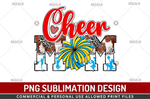 Cheer mom Sublimation Design Sublimation Regulrcrative 