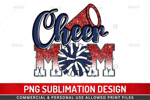 Cheer mom Sublimation Design Sublimation Regulrcrative 