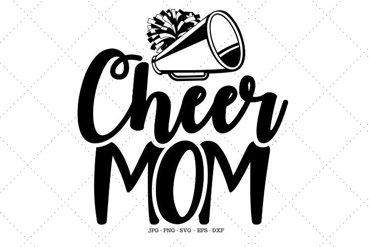 Cheerleading Cheer Mom Funny Gift Idea' Sticker