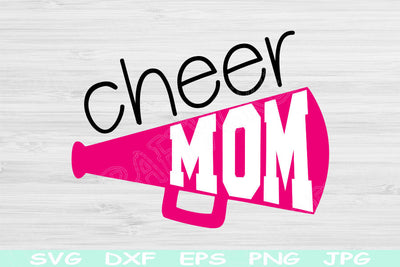 Cheer Mom Svg, Cheer Svg, Cheerleader Svg, Dxf, Png Instant Digital Download Design Svg For Cricut, Glowforge, Silhouette Vector Cut Files SVG TiffsCraftyCreations 