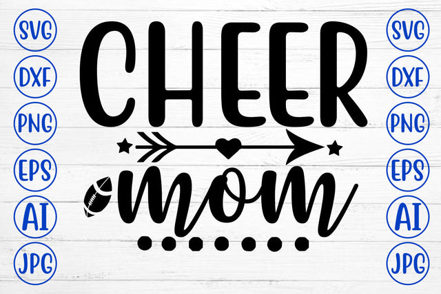 CHEER MOM SVG Cut File SVG Syaman 
