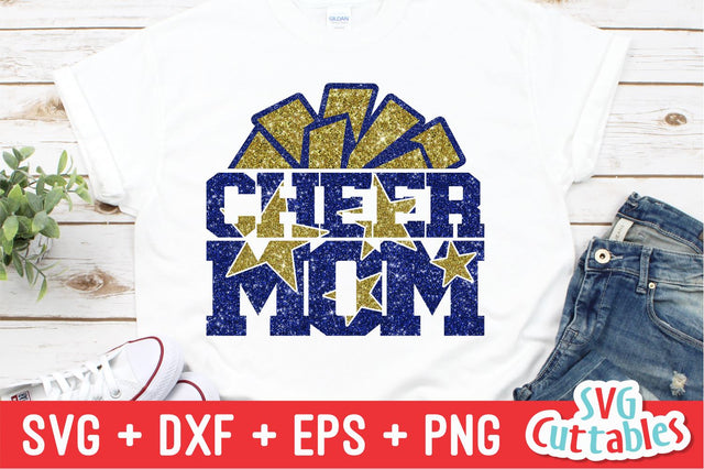 Cheer Mom Svg Cuttables 