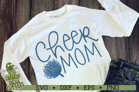 Cheer Mom SVG File SVG Crunchy Pickle 
