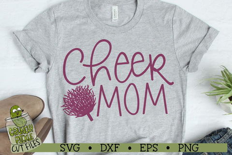 Cheer Mom SVG File SVG Crunchy Pickle 