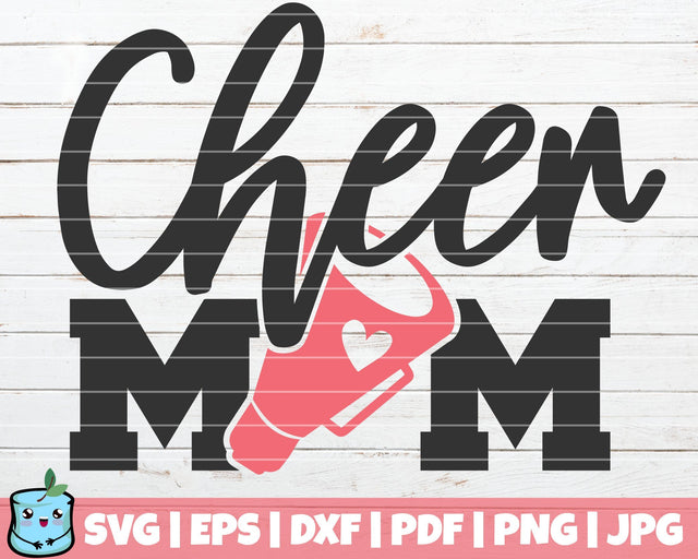 Cheer Mom SVG MintyMarshmallows 
