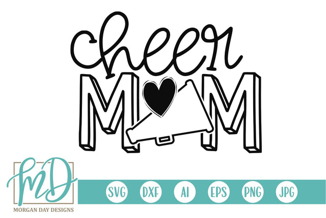 Cheer Mom SVG Morgan Day Designs 