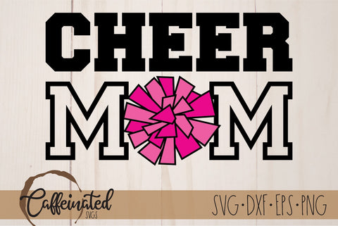 Cheer Mom SVG SVG Caffeinated SVGs 