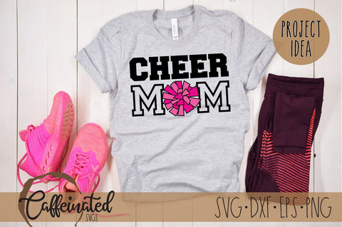 Cheer Mom SVG SVG Caffeinated SVGs 