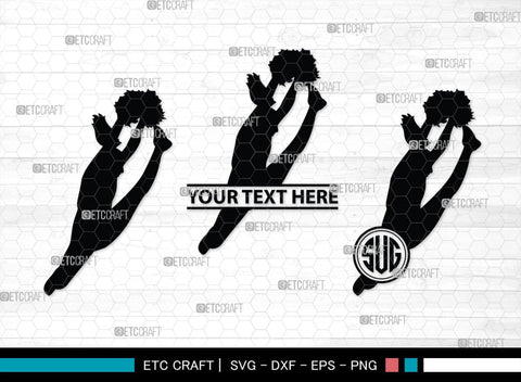 Cheer Monogram, Cheer Silhouette, Cheer Mom Svg, Cheer Girl Svg, Sports svg, Cheer Svg, Cheer Extreme Svg, SB00110 SVG ETC Craft 