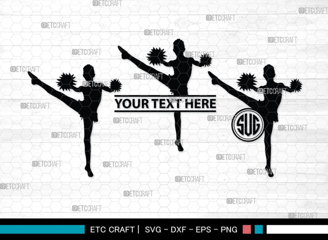 Cheer Monogram, Cheer Silhouette, Cheer Mom Svg, Cheer Girl Svg, Sports svg, Cheer Svg, Cheer Extreme Svg, SB00110 SVG ETC Craft 