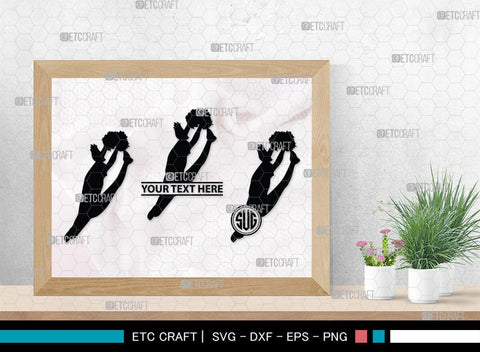 Cheer Monogram, Cheer Silhouette, Cheer Mom Svg, Cheer Girl Svg, Sports svg, Cheer Svg, Cheer Extreme Svg, SB00110 SVG ETC Craft 