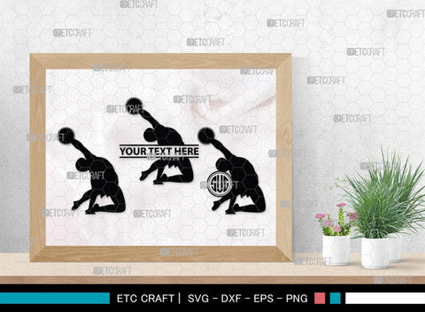 Cheer Monogram, Cheer Silhouette, Cheer Mom Svg, Cheer Girl Svg, Sports svg, Cheer Svg, Cheer Extreme Svg, SB00110 SVG ETC Craft 