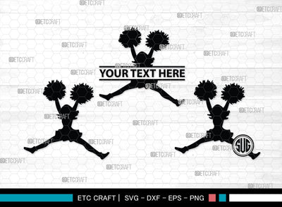 Cheer Monogram, Cheer Silhouette, Cheer Mom Svg, Cheer Girl Svg, Sports svg, Cheer Svg, Cheer Extreme Svg, SB00110 SVG ETC Craft 
