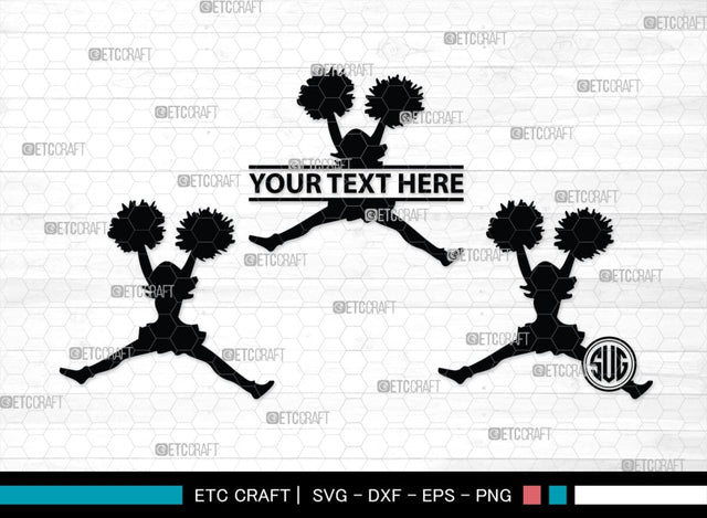 Cheer Monogram, Cheer Silhouette, Cheer Mom Svg, Cheer Girl Svg, Sports svg, Cheer Svg, Cheer Extreme Svg, SB00110 SVG ETC Craft 