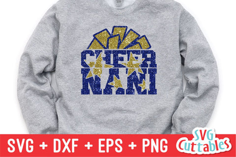 Cheer Nani SVG | Cheer Shirt SVG Svg Cuttables 