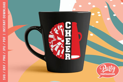 CHEER POM MEGAPHONE | cheerleader SVG SVG Partypantaloons 