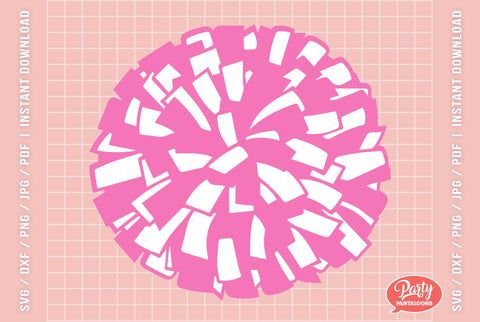 CHEER POM POM | cheerleader SVG SVG Partypantaloons 