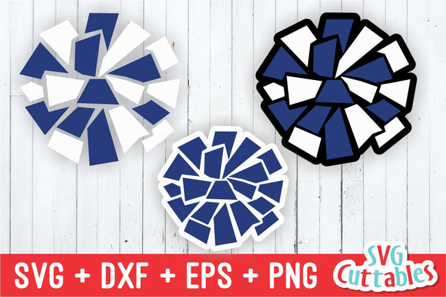 Cheer Pom Pom SVG Svg Cuttables 