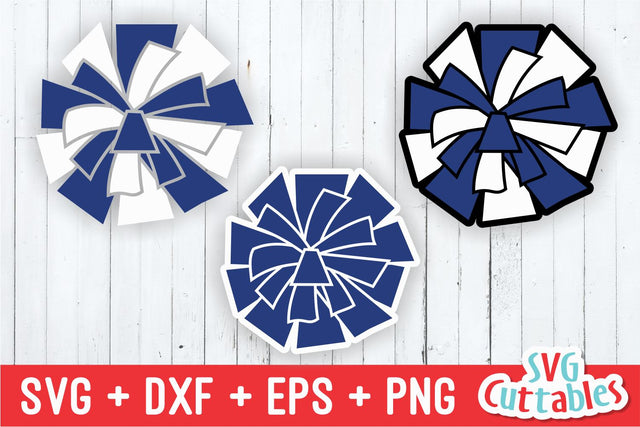 Cheer Pom Poms SVG Svg Cuttables 