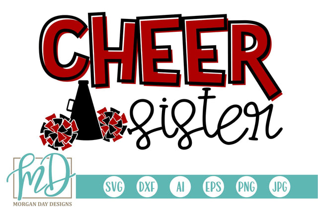 Cheer Sister SVG Morgan Day Designs 