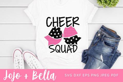 Cheer Squad Svg, Cheer SVG, Cheerleading Svg, Cheerleader Svg, Cheer Mom Svg, Cheer Cut File, Cheer Leader Svg, Cricut Silhouette, Clipart SVG Jojo&Bella 