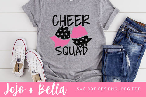 Cheer Squad Svg, Cheer SVG, Cheerleading Svg, Cheerleader Svg, Cheer Mom Svg, Cheer Cut File, Cheer Leader Svg, Cricut Silhouette, Clipart SVG Jojo&Bella 