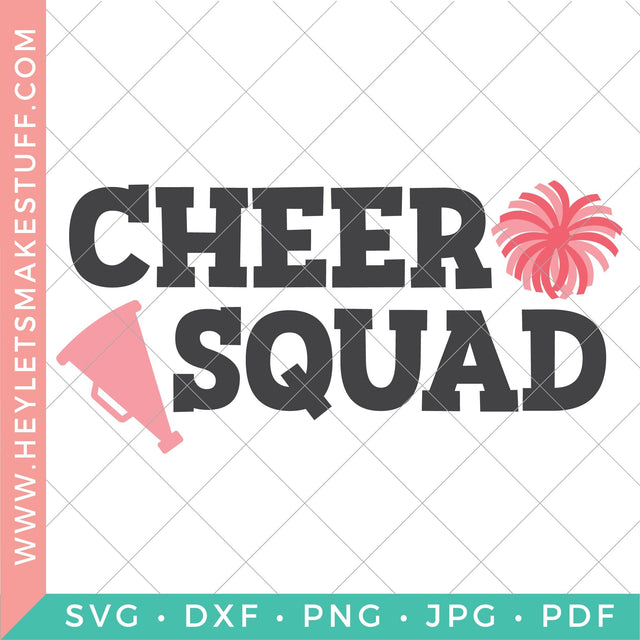 Cheer Squad SVG Hey Let's Make Stuff 