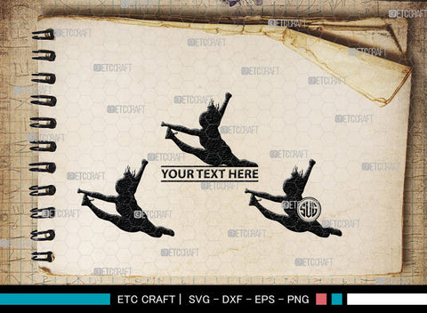 Cheer Stunt Monogram, Cheer Stunt Silhouette, Cheer Leading Svg, Cheer Team Svg, Sports svg, Cheer Svg, Cheer Extreme Svg, SB00111 SVG ETC Craft 