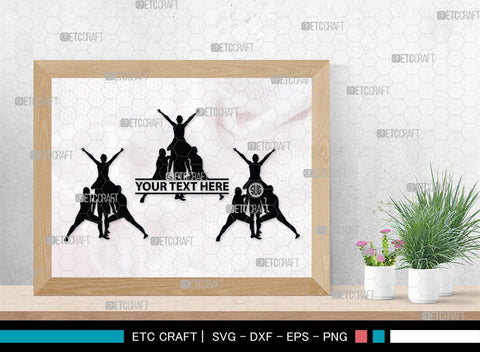 Cheer Stunt Monogram, Cheer Stunt Silhouette, Cheer Leading Svg, Cheer Team Svg, Sports svg, Cheer Svg, Cheer Extreme Svg, SB00111 SVG ETC Craft 