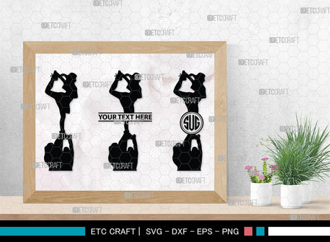 Cheer Stunt Monogram, Cheer Stunt Silhouette, Cheer Leading Svg, Cheer Team Svg, Sports svg, Cheer Svg, Cheer Extreme Svg, SB00111 SVG ETC Craft 
