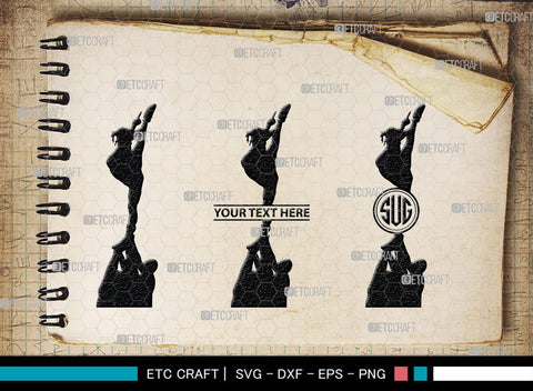 Cheer Stunt Monogram, Cheer Stunt Silhouette, Cheer Leading Svg, Cheer Team Svg, Sports svg, Cheer Svg, Cheer Extreme Svg, SB00111 SVG ETC Craft 