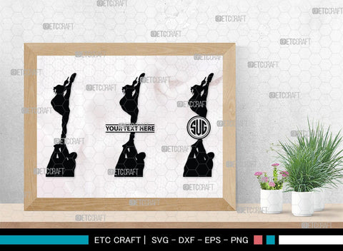 Cheer Stunt Monogram, Cheer Stunt Silhouette, Cheer Leading Svg, Cheer Team Svg, Sports svg, Cheer Svg, Cheer Extreme Svg, SB00111 SVG ETC Craft 