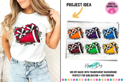 Cheer Sublimation Design Bundle Sublimation Morgan Day Designs 