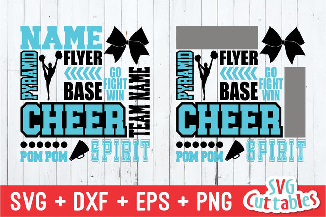 Cheer Subway Art SVG Svg Cuttables 