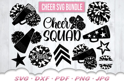Cheer SVG Bundle | Cheerleader SVG SVG Cloud9Design 